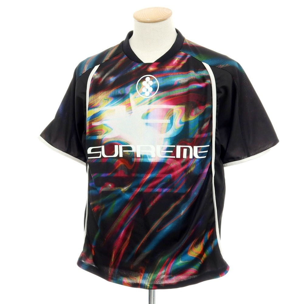 【中古】シュプリーム Supreme 2023年春夏 Feedback Soccer Jersey 半袖Tシャツ ブラック【サイズS】【メンズ】