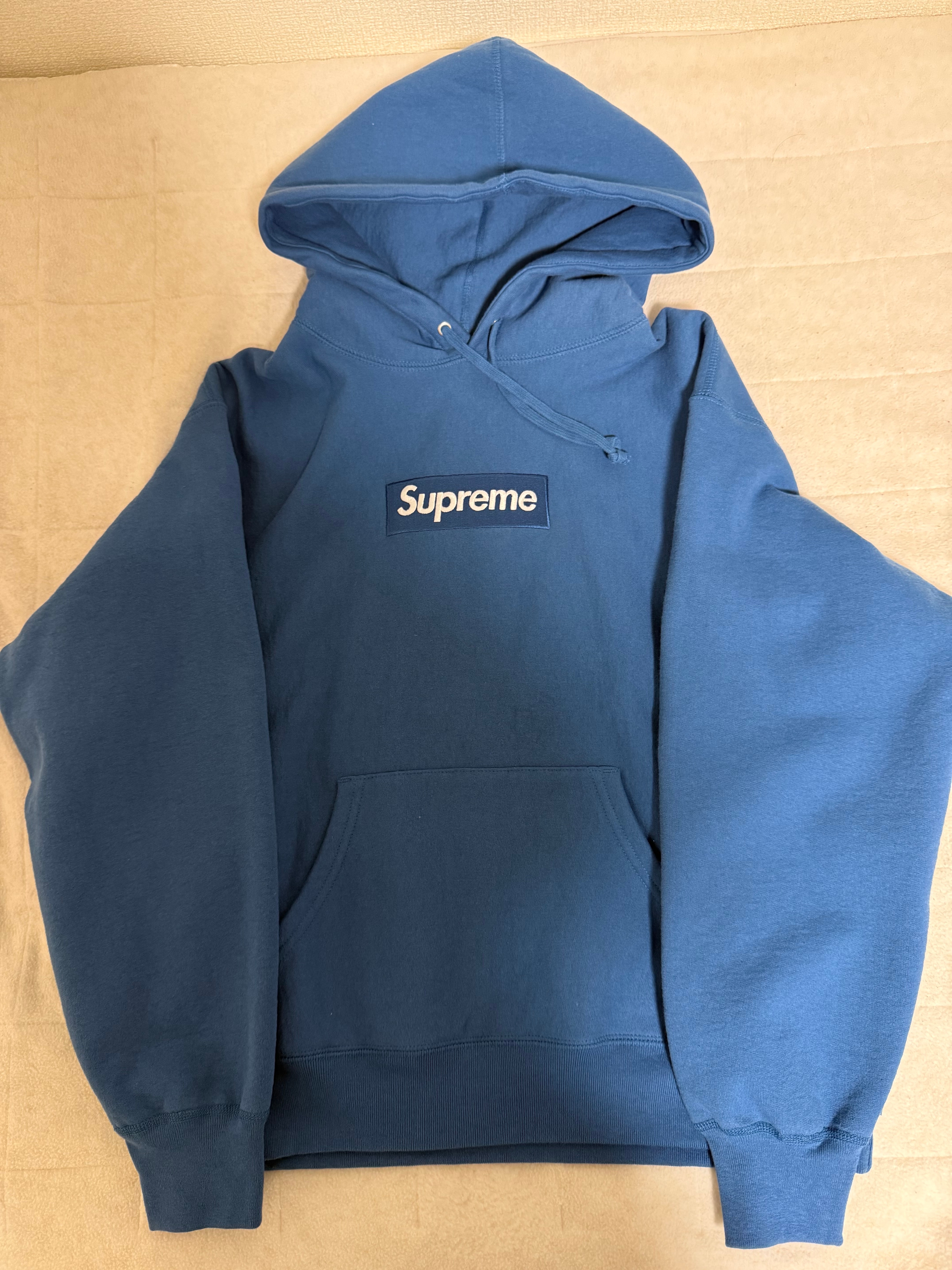 Supreme Box Logo Hooded Sweatshirt "Blue" (23FW)