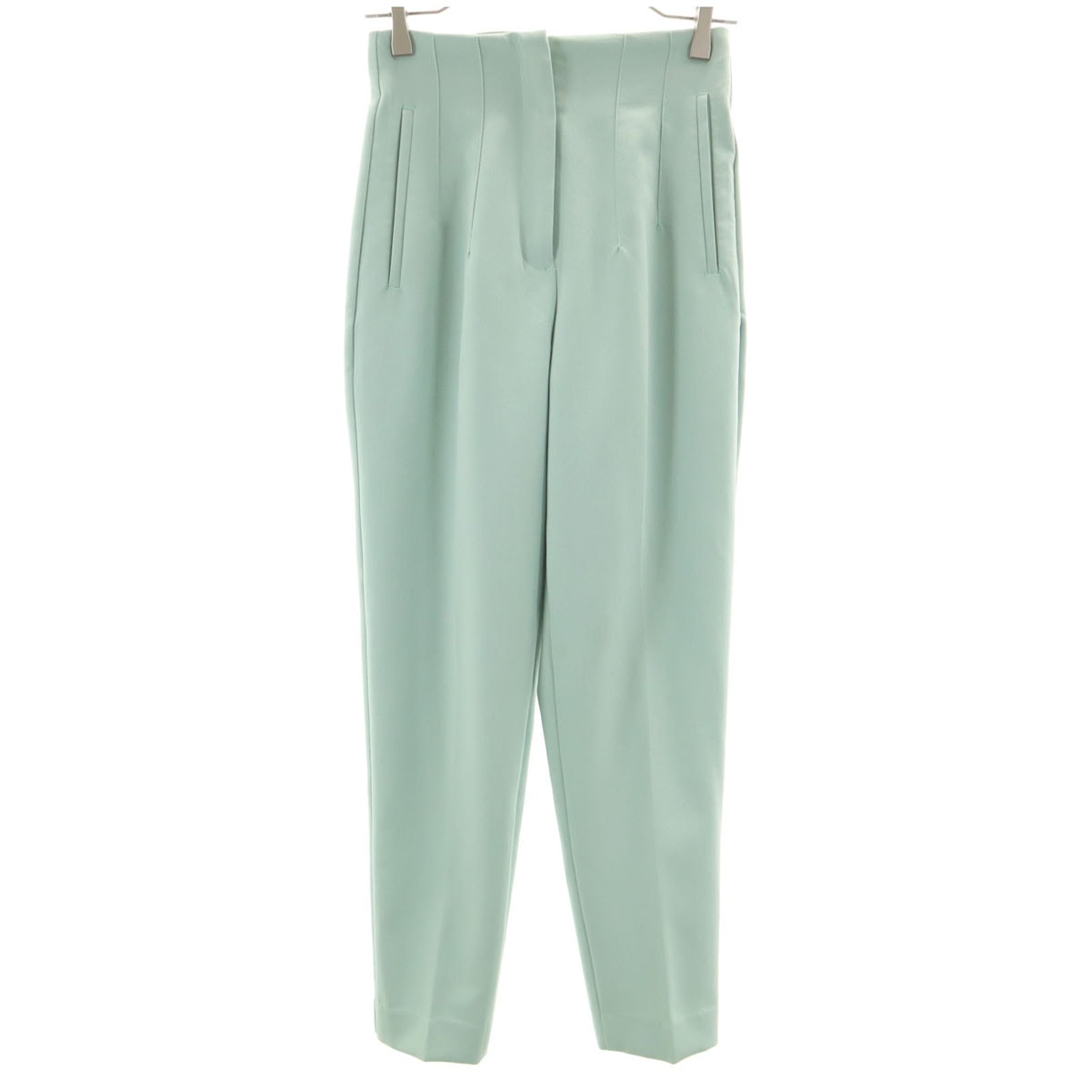 ZARA ザラ テーパードパンツ XS グリーン系