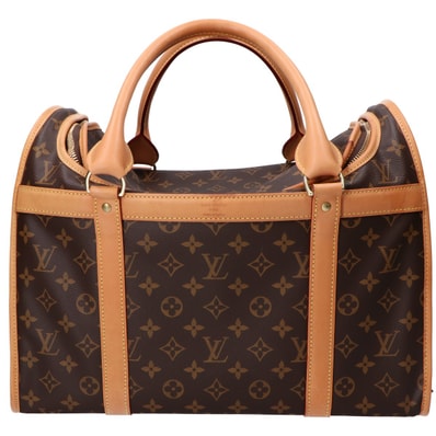 ルイヴィトン M42024 モノグラム サックシヤン40 ペットバッグ ドッグキャリー 小型犬用