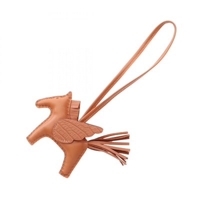 エルメス HERMES ロデオペガサスPM ゴールド チャーム アクセサリー アニョーミロ / アリゲーターマット アニョーミロ B刻印(2023年製造) レディース ブラウン系 【中古】
