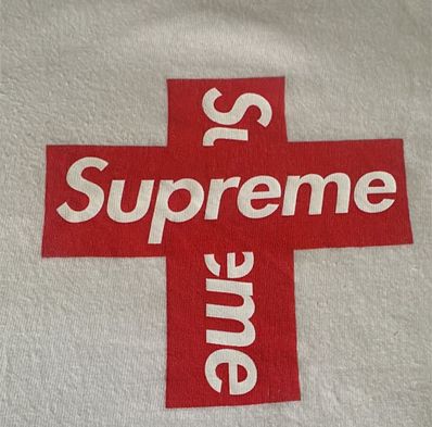 Supreme Cross Box Logo Tee "White"