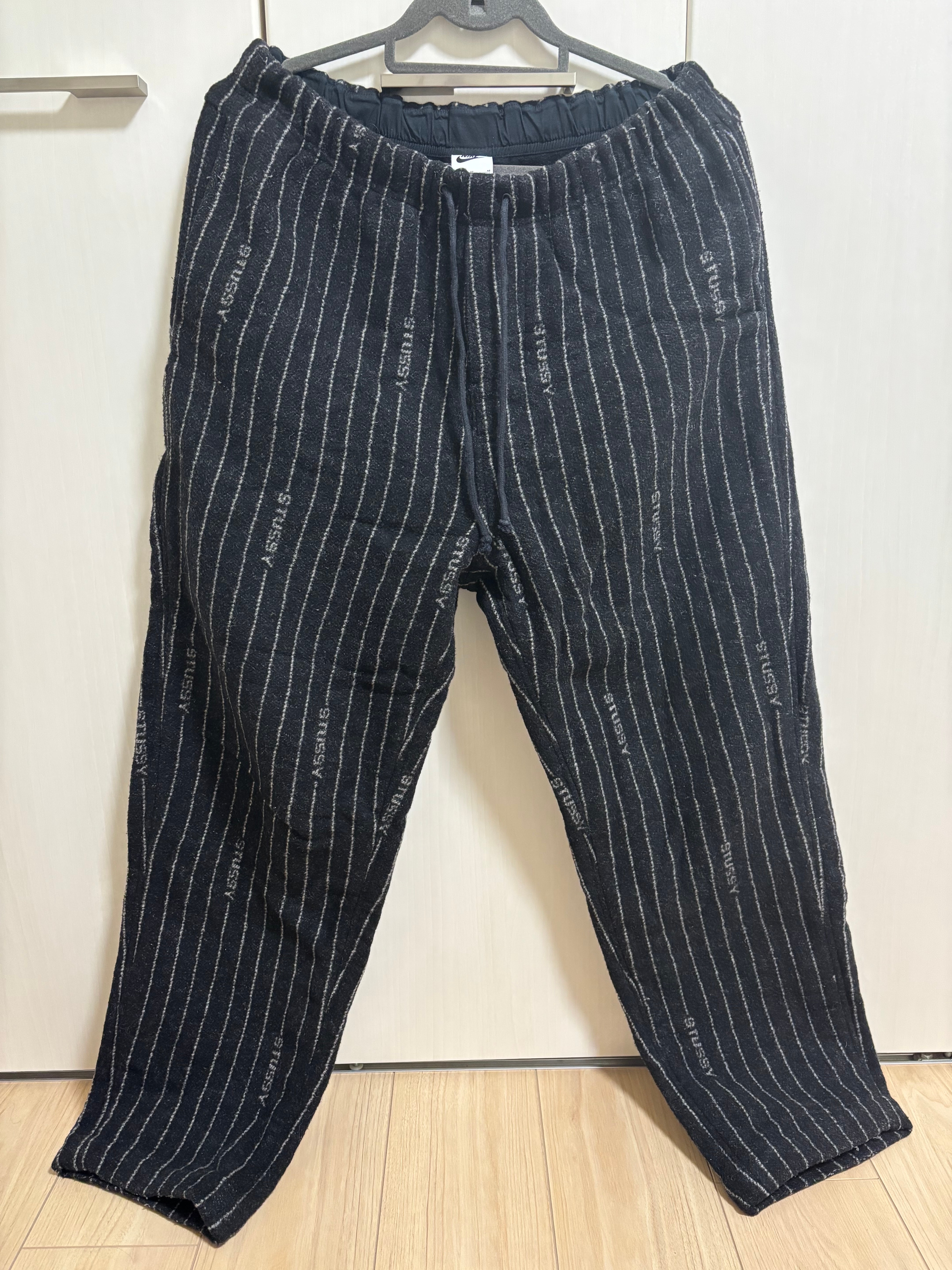 Stussy x Nike Striped Wool Pants 