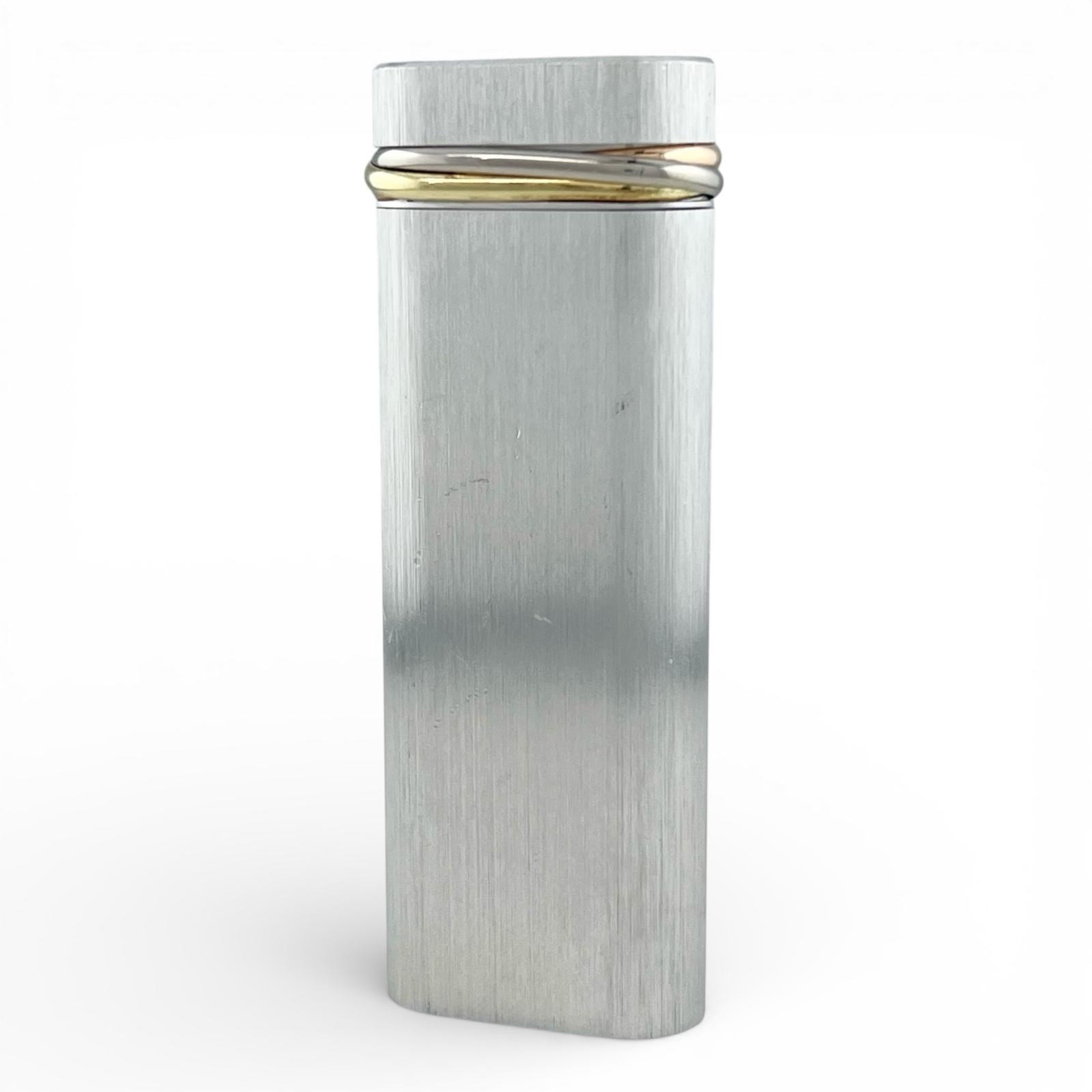 美品 カルティエ ライター トリニティ シルバー ゴールド メンズ