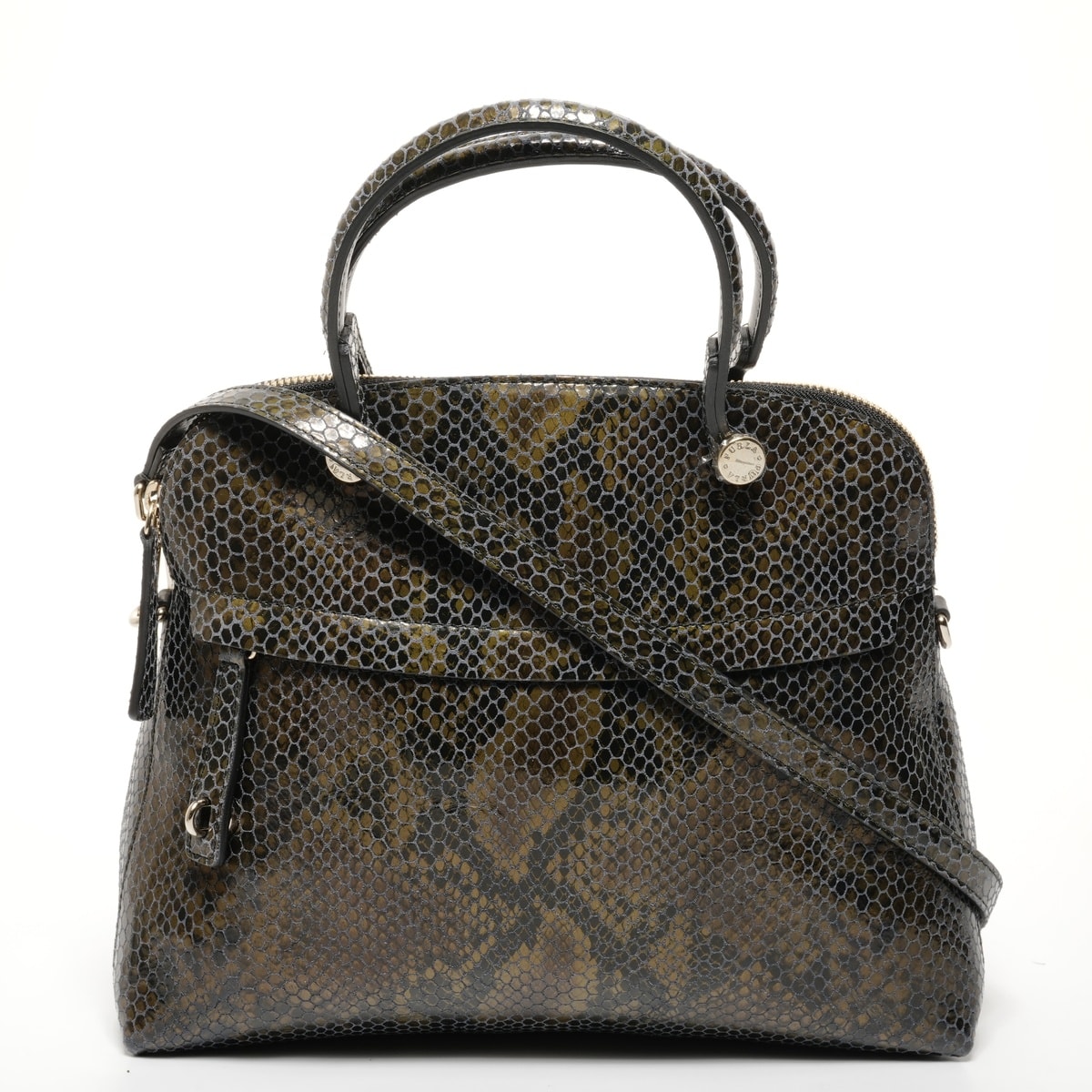 FURLA フルラ パイソン 2way ハンドバッグ【中古】