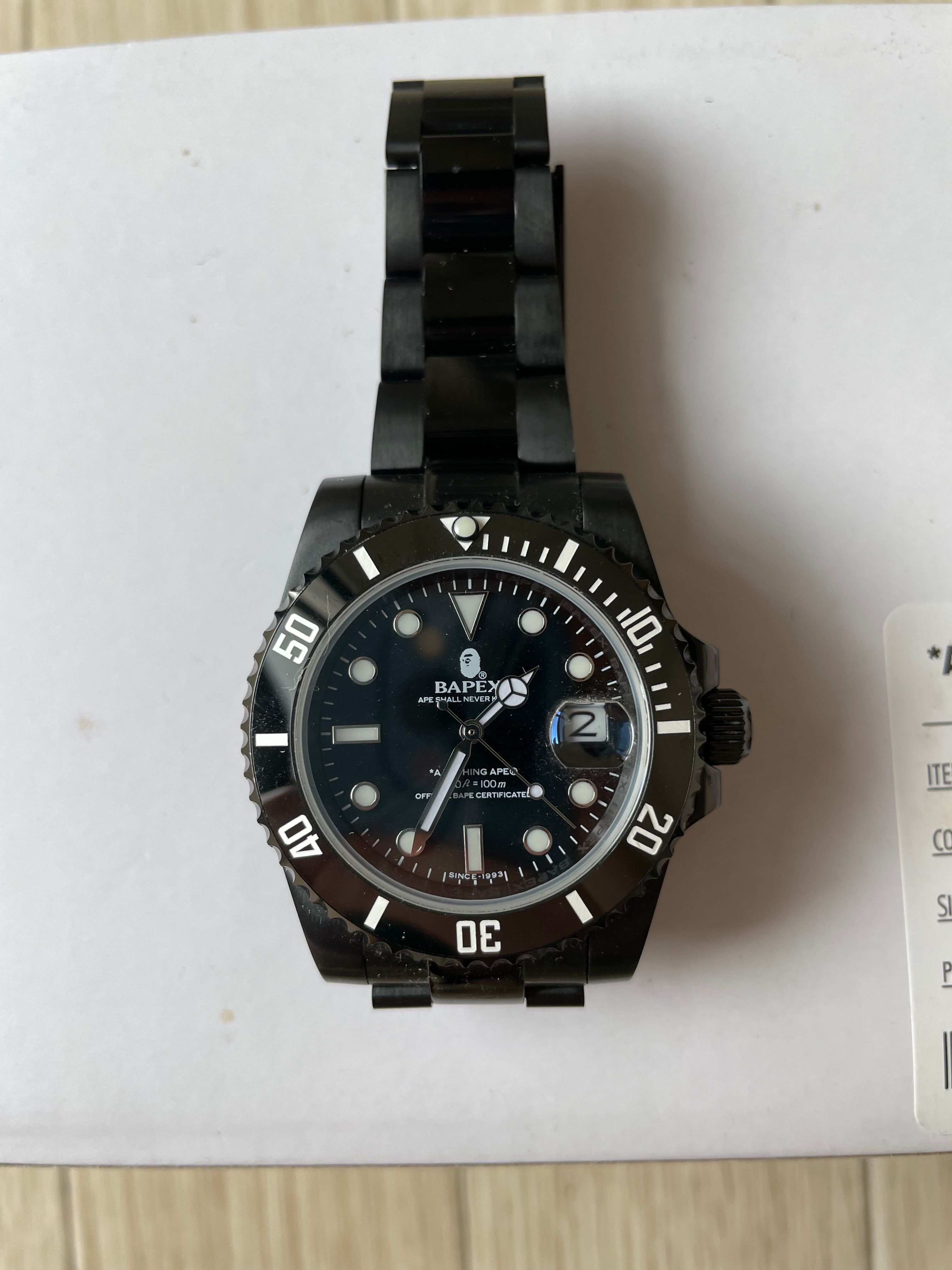 A BATHING APE BAPEX® TYPE1 "Black"