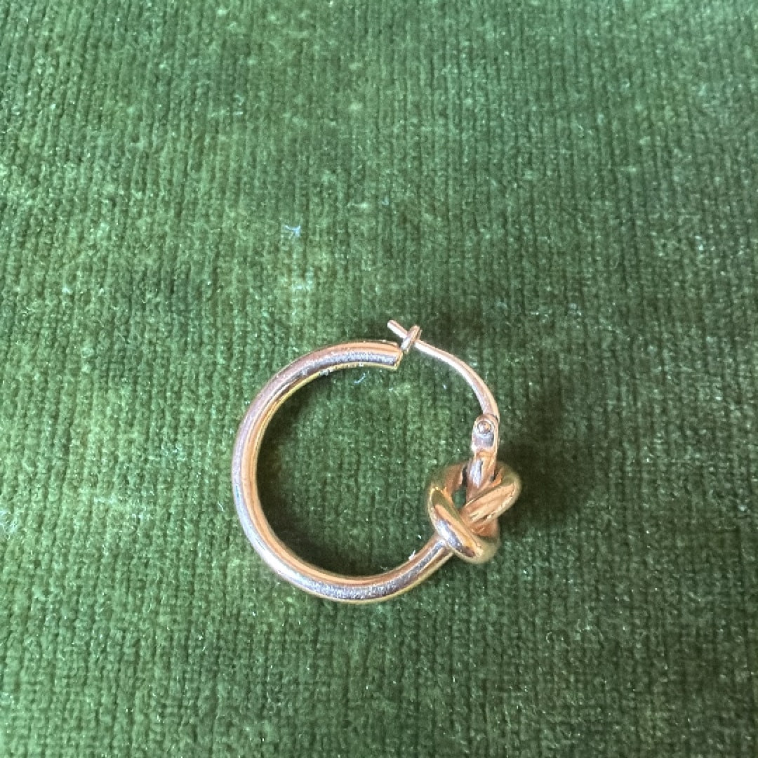 CELINE Knot Small Hoops In Brass With Gold Finish "Gold"