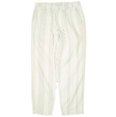 KITH NYC キスニューヨークシティ 24SS Barrow Pant コットンフランネル ストライプイージーパンツ XS Hallow ボトムス g26775