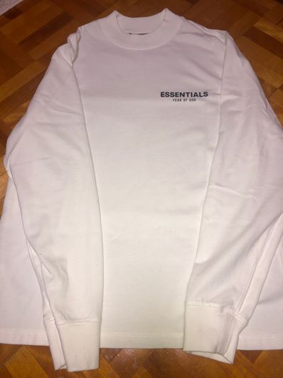 FEAR OF GOD ESSENTIALS Long Sleeve Photo T-shirt "White"