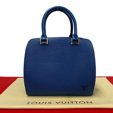 LOUIS VUITTON ルイヴィトン ポンヌフ エピ エピレザー ハンドバッグ ブルー
486-2