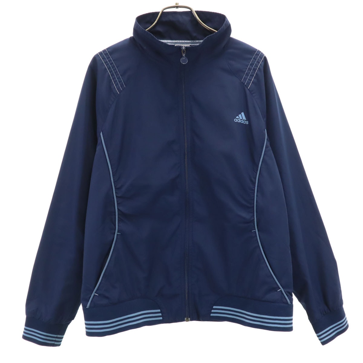 adidas アディダス ジップジャケット M ネイビー