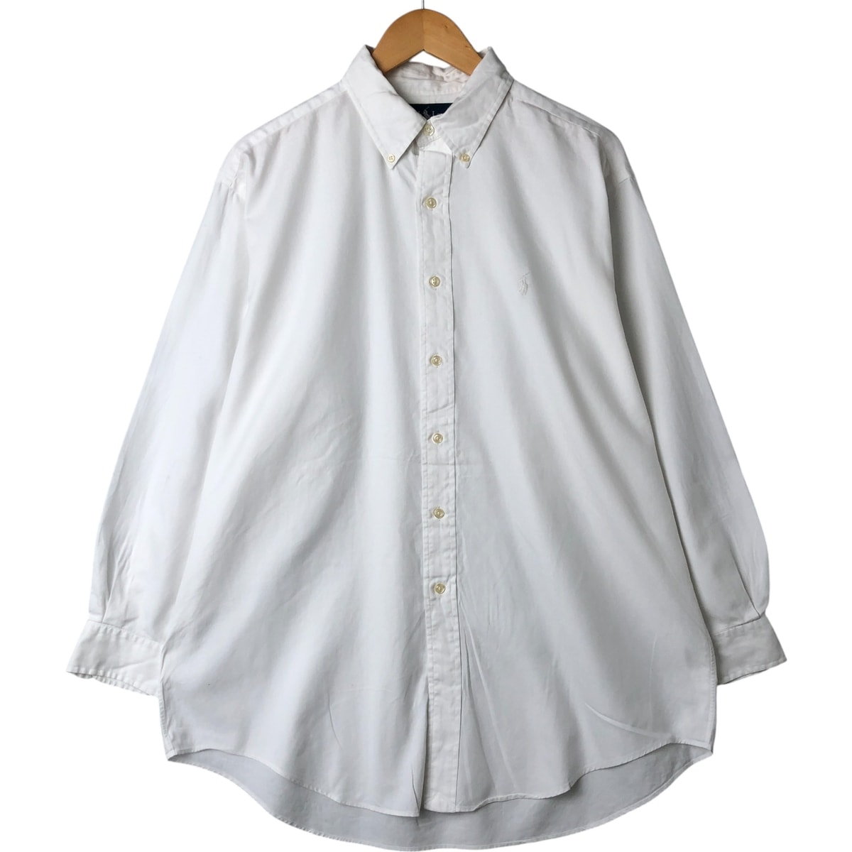 古着 ラルフローレン Ralph Lauren YARMOUTH 長袖 ボタンダウンシャツ メンズL相当/eaa549348