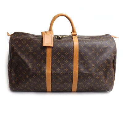 LOUIS VUITTON ルイ・ヴィトン キーポル55 ボストンバッグ モノグラム ブラウン M41424 SP1924 ユニセックス【中古】