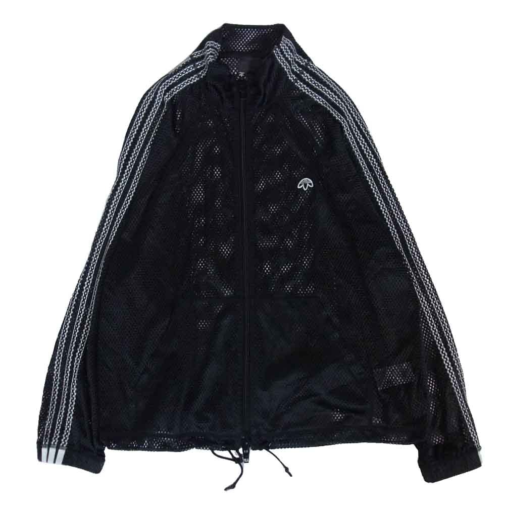 Alexander Wang アレキサンダーワン ジャケット CV5045 Mesh Track Top メッシュ ジップアップ トラック ジャケット ブルゾン ブラック系【中古】