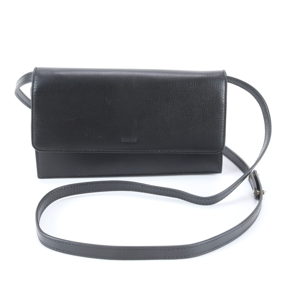 ■極美品 バリー ウォレットショルダーバッグ レザー