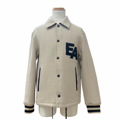 美品 エンポリオ アルマーニ スタジャン ベージュ 48 EM003125