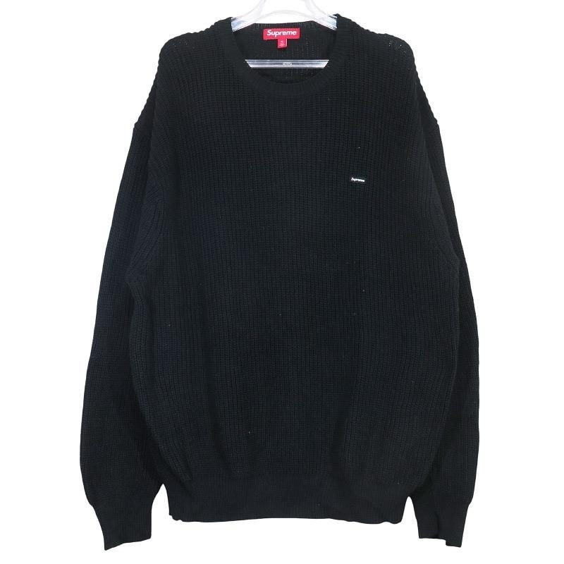 Supreme Small Box Polo Sweater ブラック Supreme Small Box Polo Sweater – Ballers Market