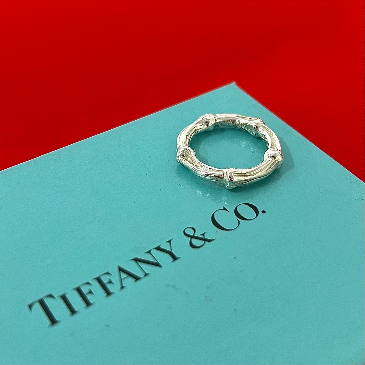 TIFFANY&Co. ティファニー バンブー シルバー925 リング・指輪 7号 シルバー
 4-001
