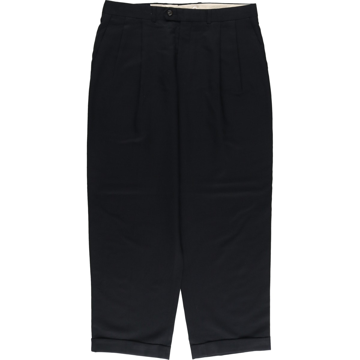 古着 ラルフローレン Ralph Lauren CHAPS チャップス ツータック ウールパンツ スラックス カナダ製 メンズw34相当/eaa612379