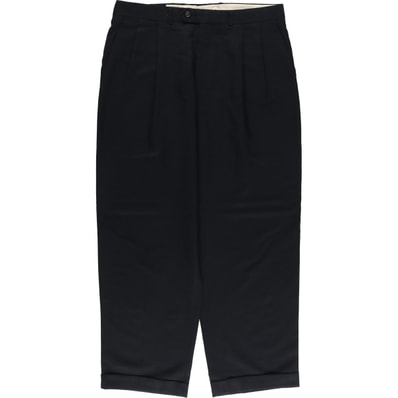 古着 ラルフローレン Ralph Lauren CHAPS チャップス ツータック ウールパンツ スラックス カナダ製 メンズw34相当/eaa612379