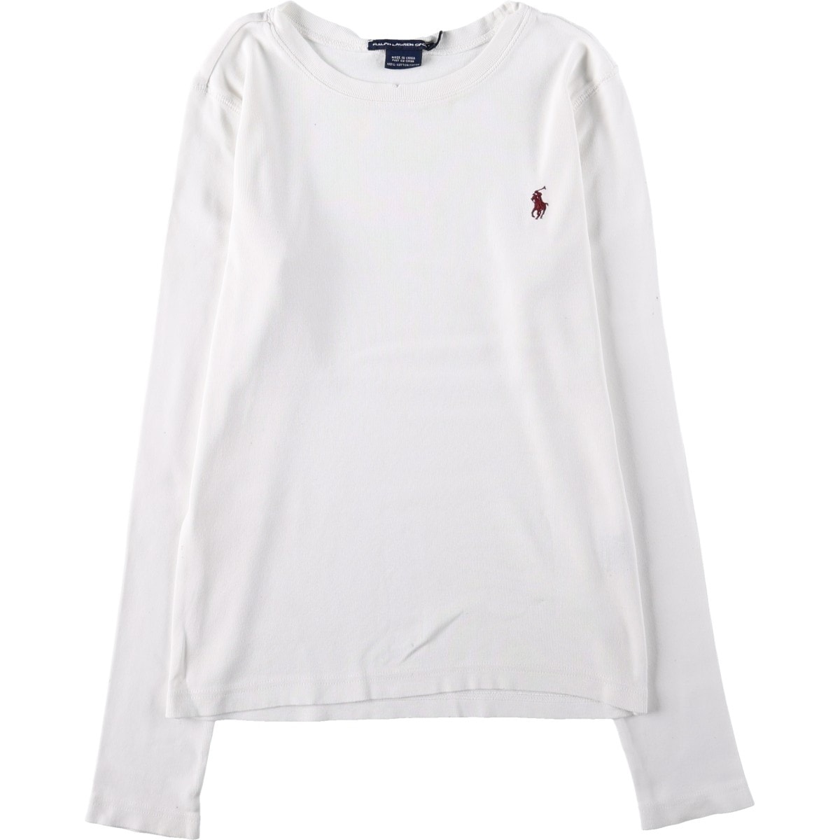 古着 ラルフローレン Ralph Lauren SPORT スポーツ ロングTシャツ ロンT レディースM相当/eaa672589