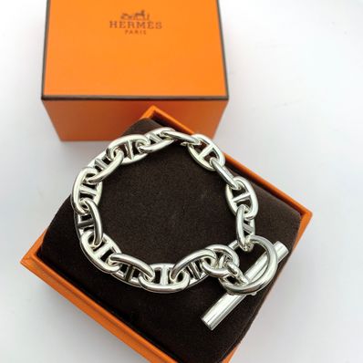 Hermes Chaine D'ancre MM Bracelet "Silver"