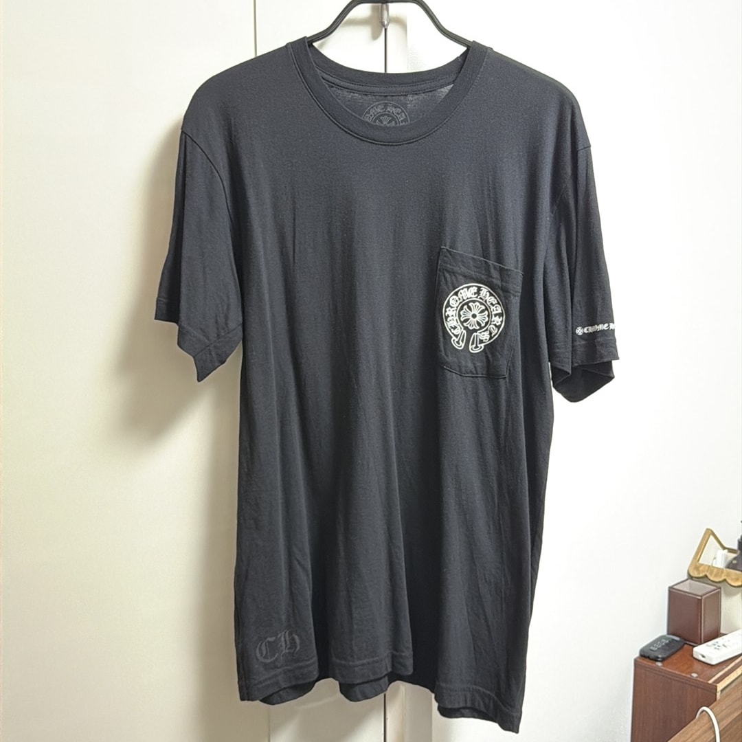 Chrome Hearts Horse Shoe Logo Pocket T-Shirt "Black"