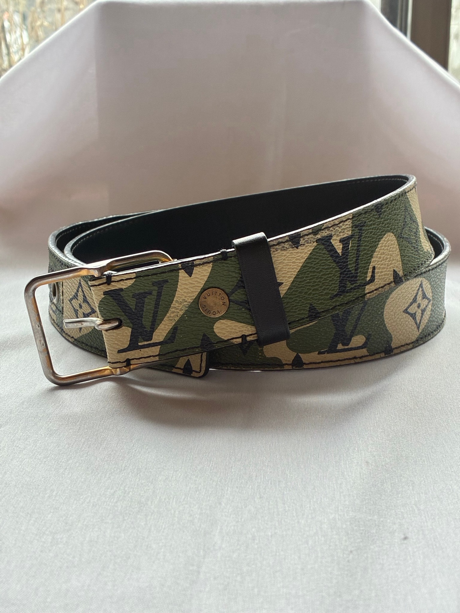 Louis Vuitton x Takashi Murakami Monogram Camouflage Belt
