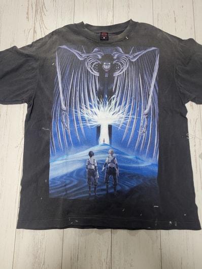 SAINT Mxxxxxx x Attack On Titan AOT SS Tee "Black"
