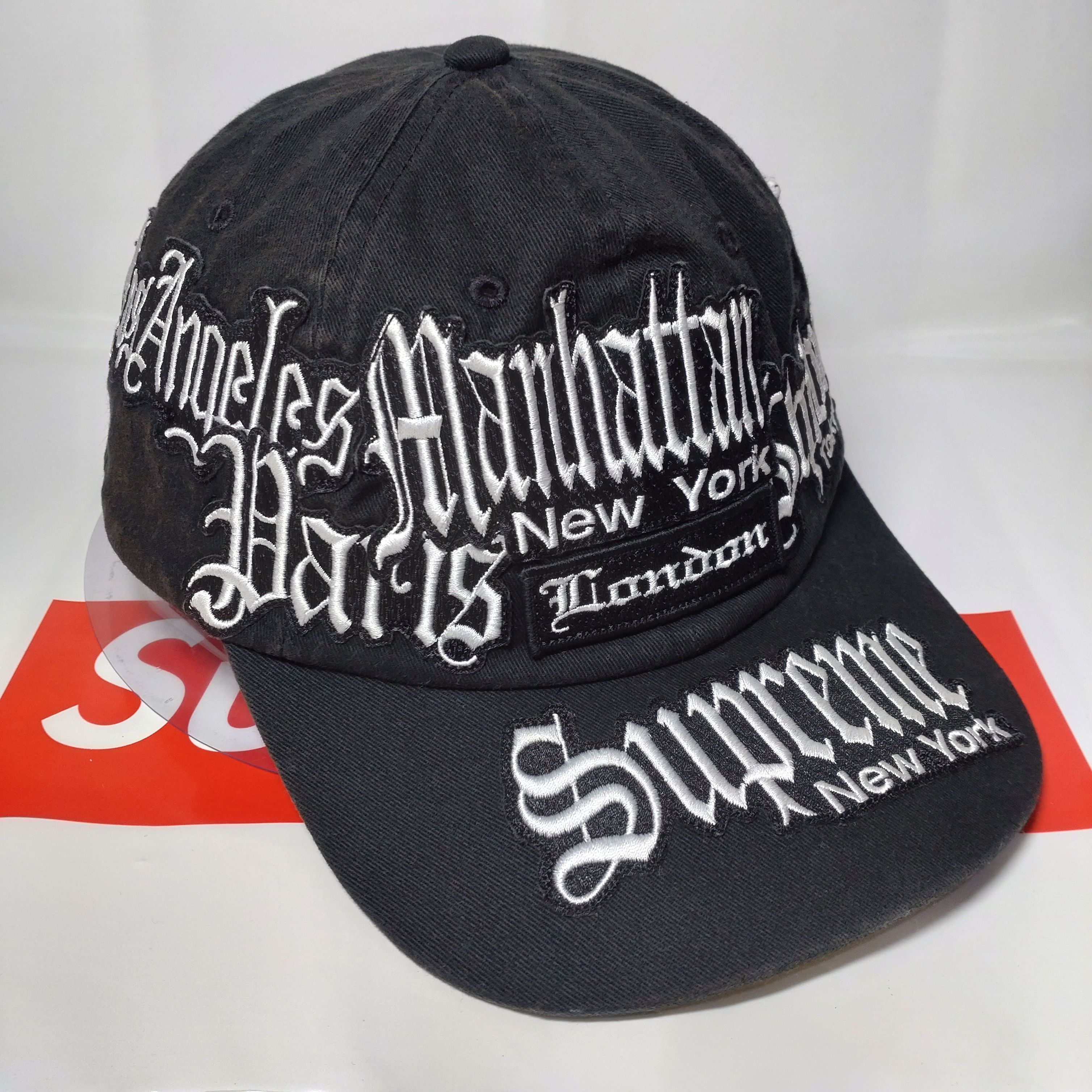 Supreme City Patches 6-Panel "Black"
