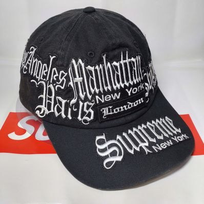Supreme City Patches 6-Panel "Black"