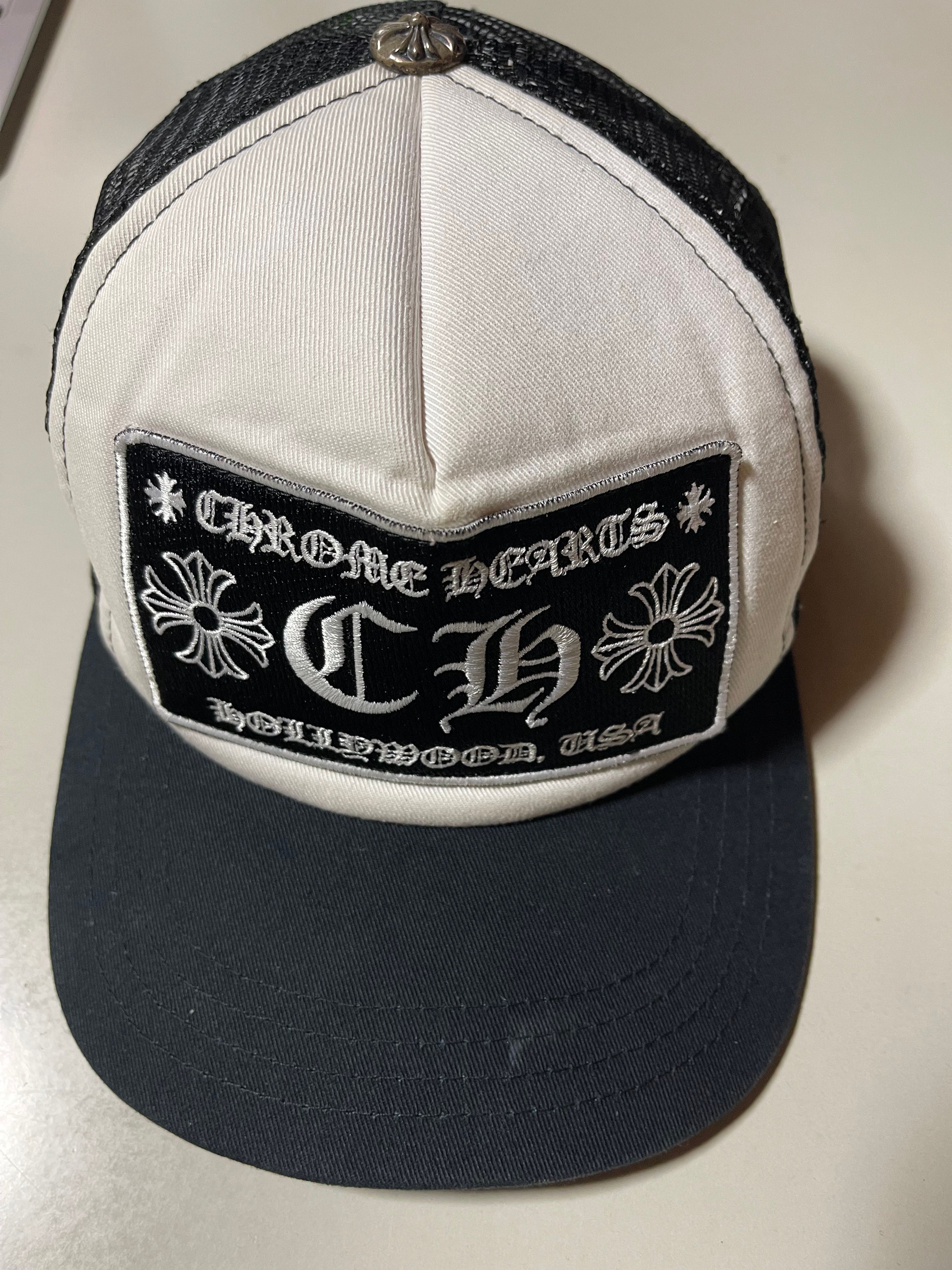 Chrome Hearts Trucker Cap CH "Black/White"