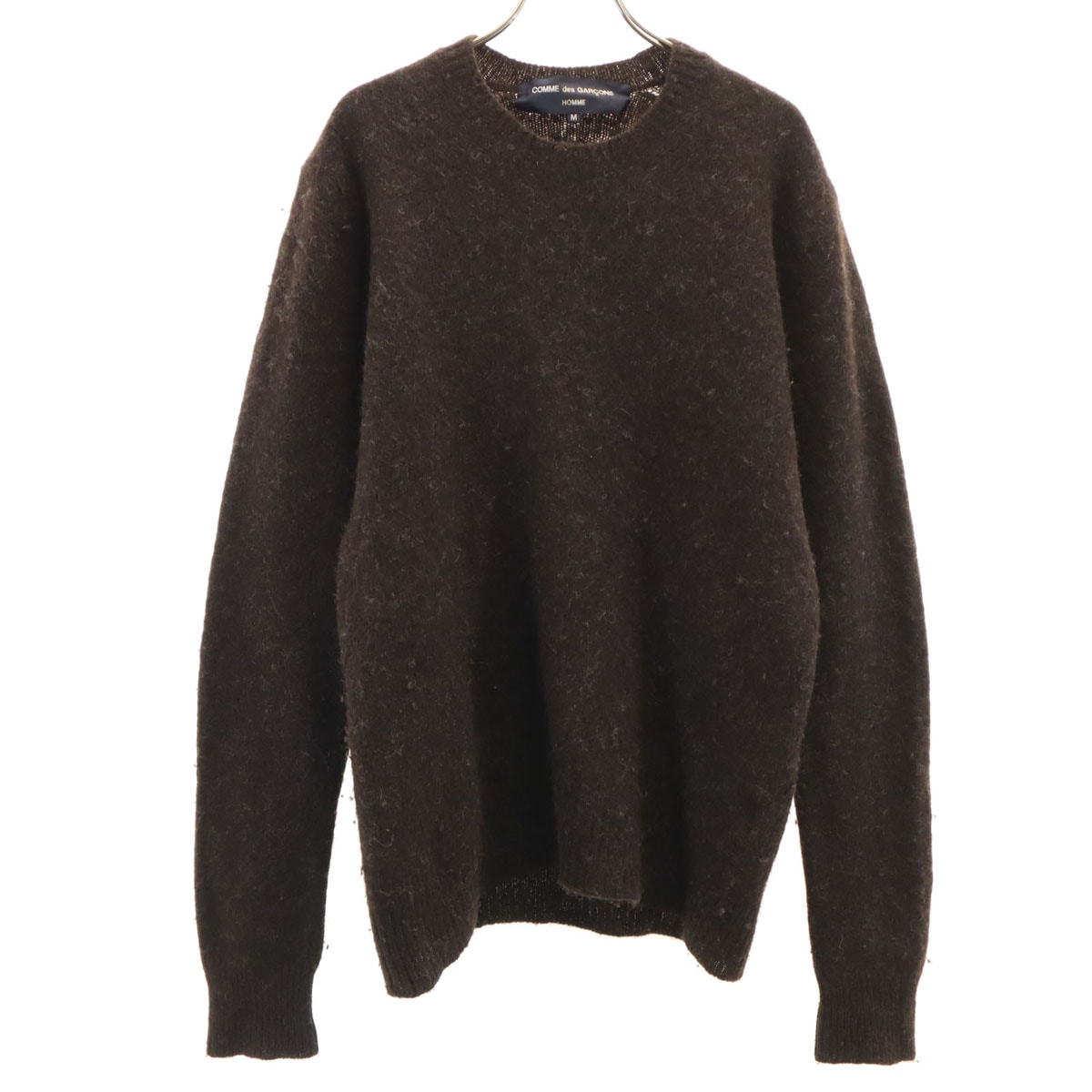 COMME des GARCONS HOMME コムデギャルソンオム 2004年 00s 日本製 長袖 セーター M ブラウン ニット