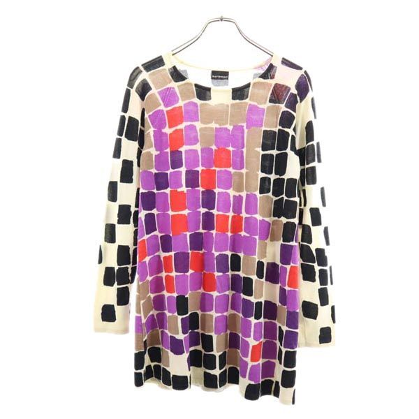 marimekko 長袖 ニット ワンピース