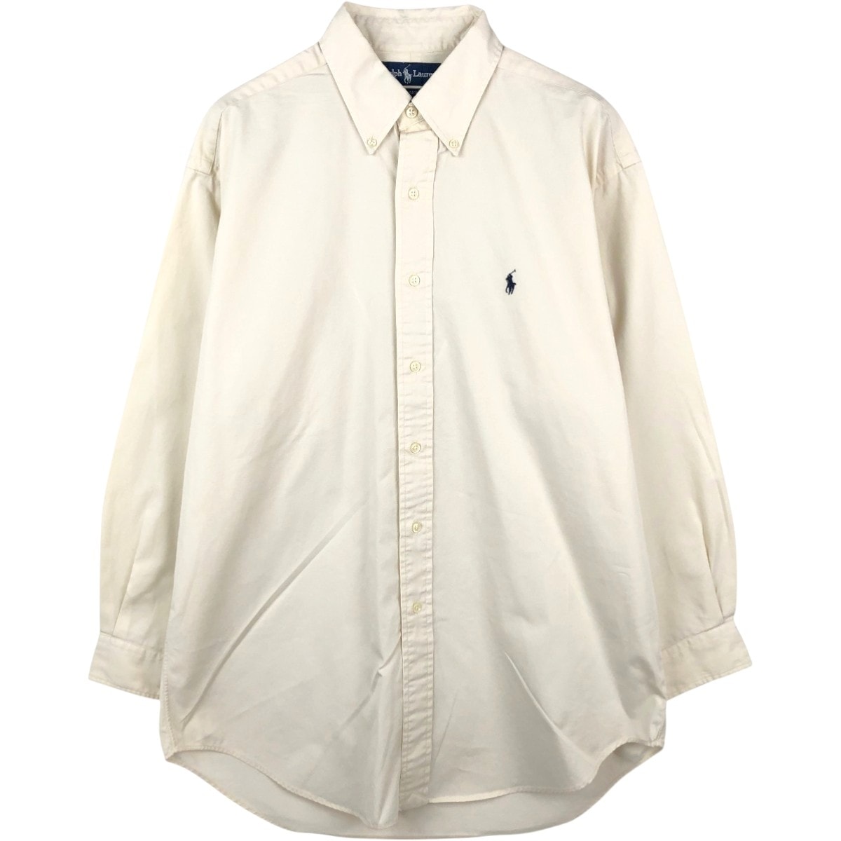 古着 ラルフローレン Ralph Lauren BLAKE 長袖 ボタンダウンシャツ メンズM相当/eaa672926