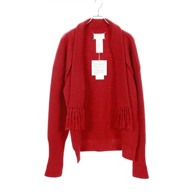 メゾン マルジェラ Maison Margiela カーディガン 衣料品 トップス ウール レディース レッド系 【中古】