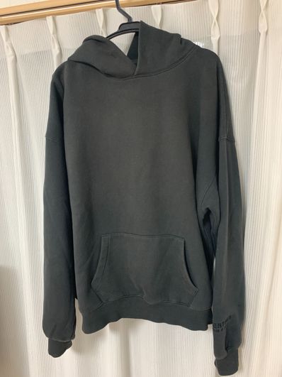 FEAR OF GOD ESSENTIALS 3M Logo Pullover Hoodie "Black"