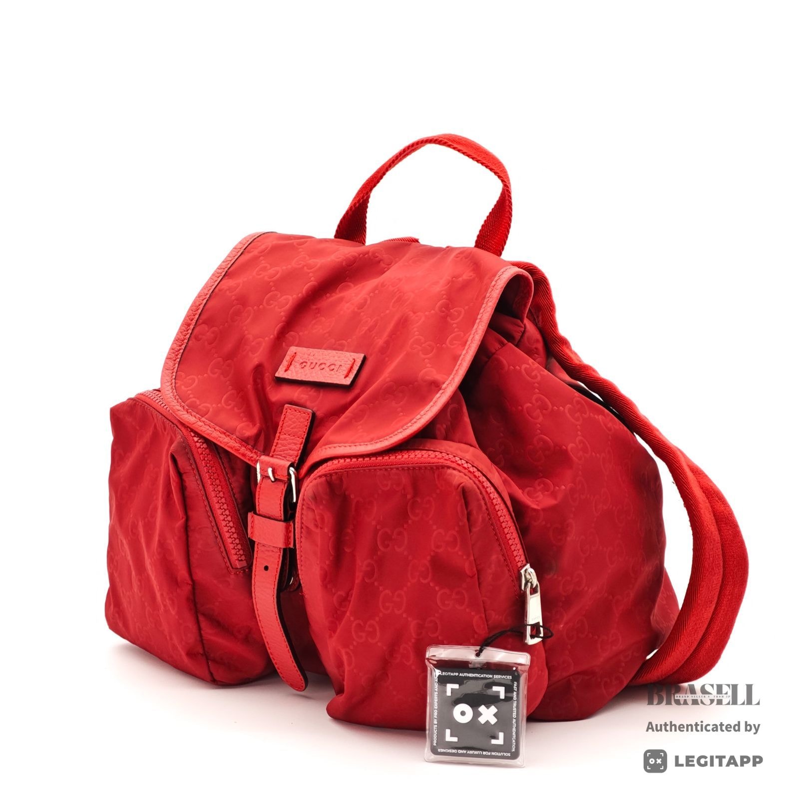 GUCCI グッチ GGナイロン 510343 213048 リュック・デイパック Nylon Red レディース