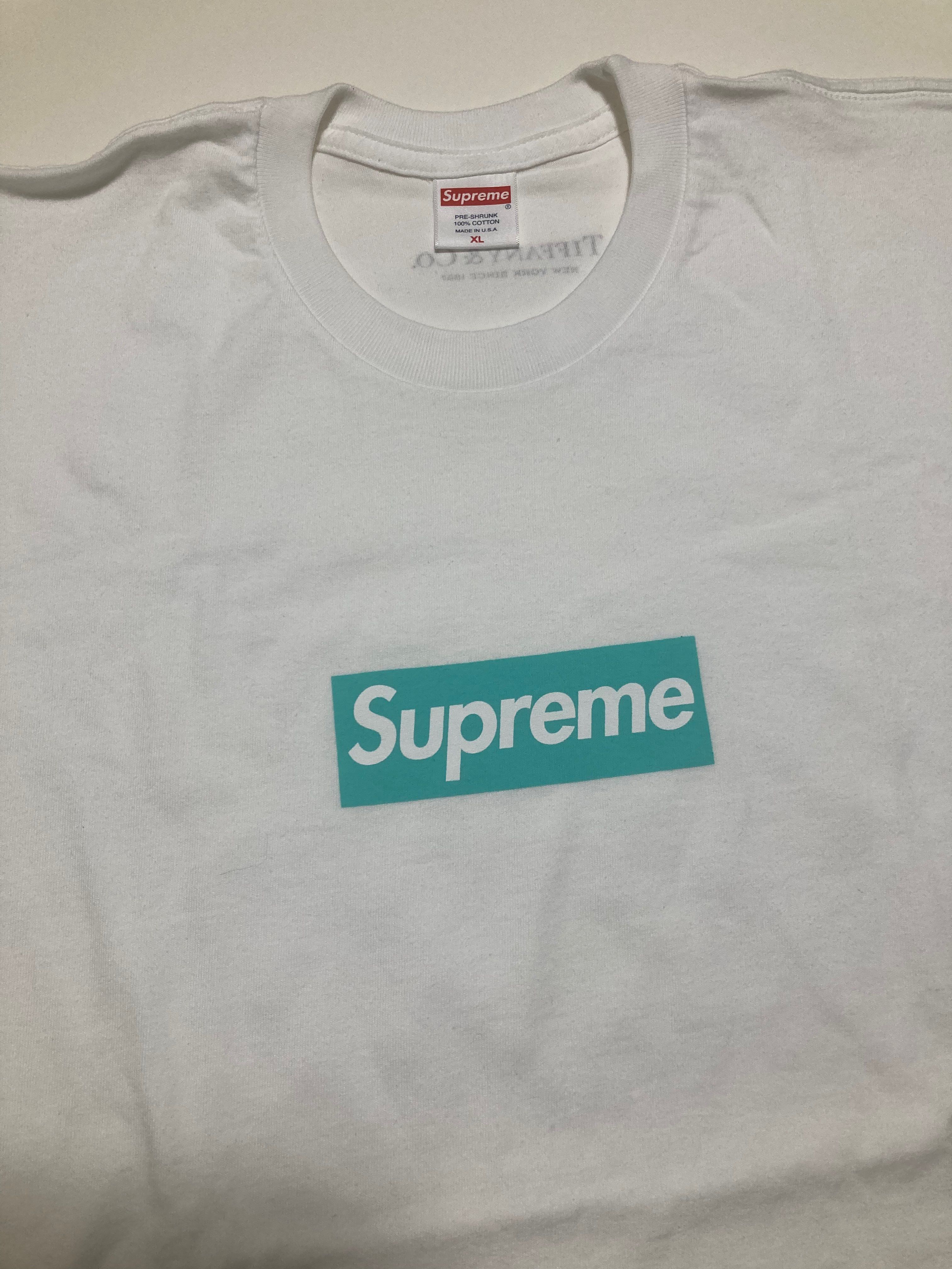 Supreme / Tiffany & Co. Box Logo Tee "White"