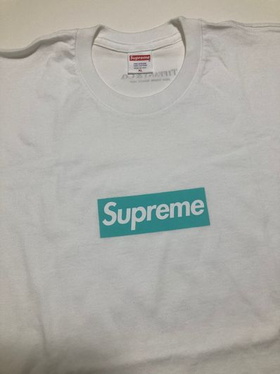Supreme / Tiffany & Co. Box Logo Tee "White"