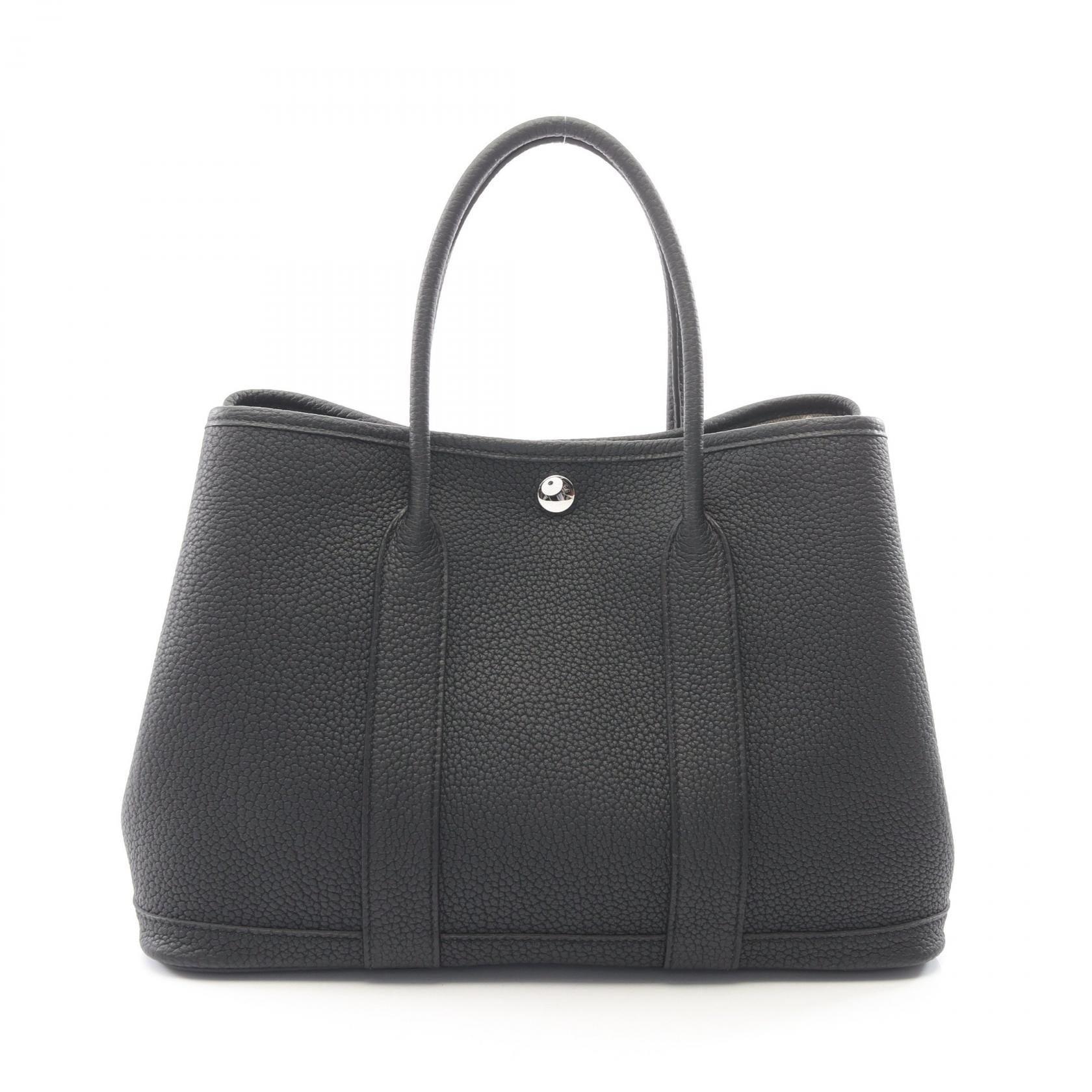 エルメス HERMES ガーデンパーティTPM トートバッグ バッグ ネゴンダ ネゴンダ レディース ブラック系 【中古】