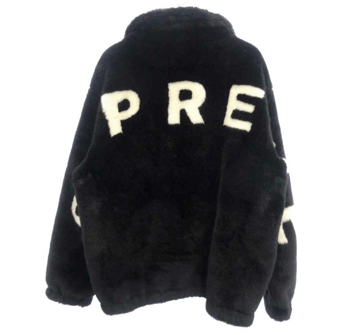 Supreme Faux Fur Bomber Jacket "Black"