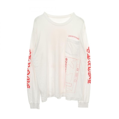 Chrome Hearts Aoyama Exclusive L/S PocketT-Shirt "White/Red"