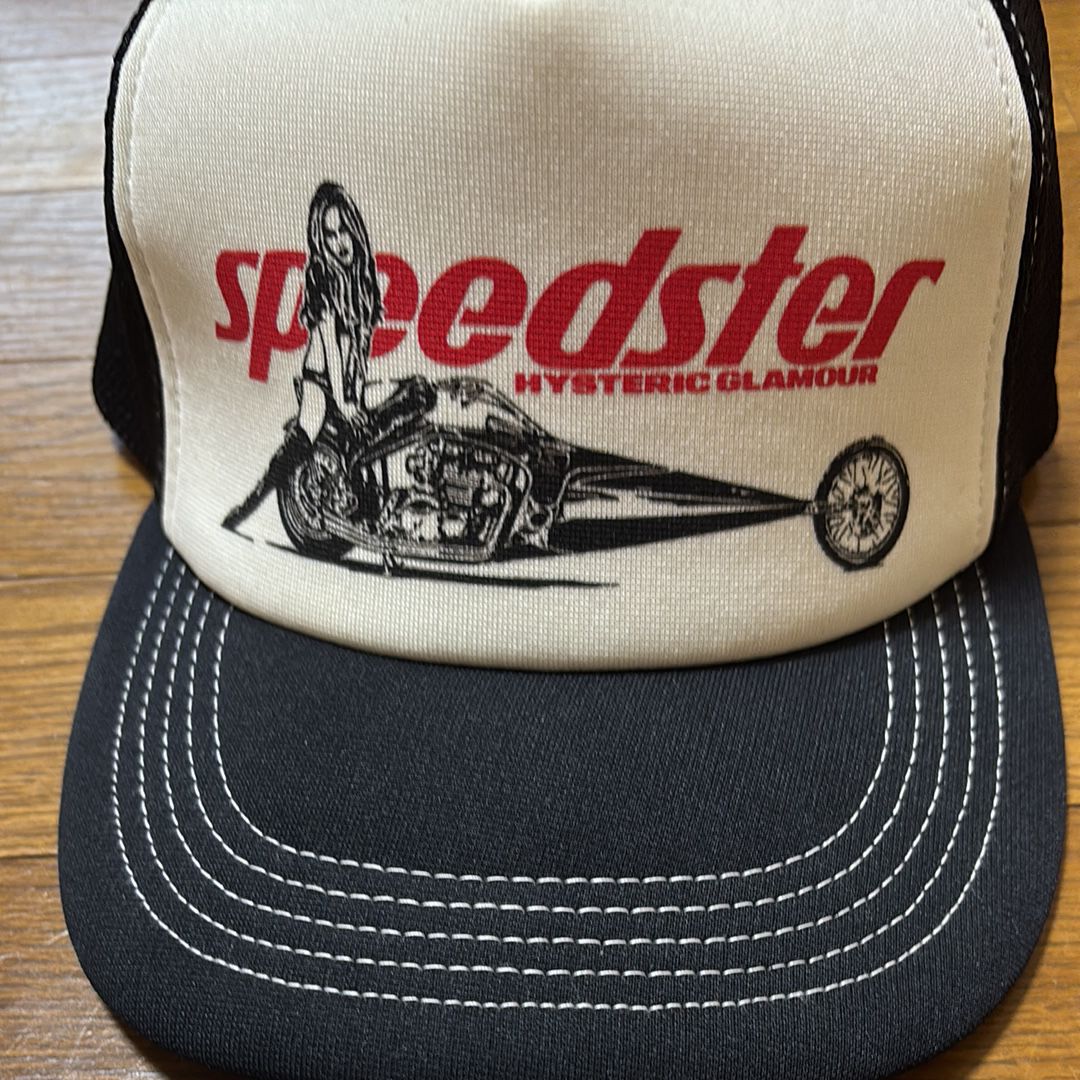 HYSTERIC GLAMOUR Speedster Mesh Cap "Black"
