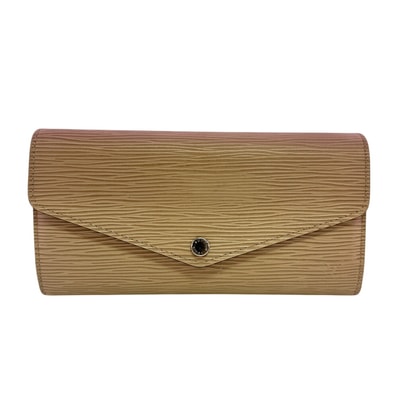 ルイヴィトン LOUIS VUITTON 長財布 エピ ポルトフォイユサラ フラップ 二つ折り M60724 ベージュ