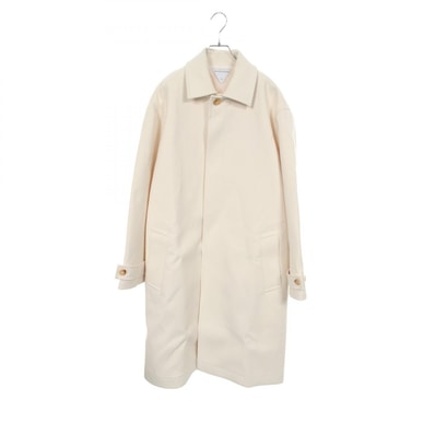 ボッテガヴェネタ BOTTEGA VENETA ロング 衣料品 アウター アクリル / コットン レディース ホワイト系 【中古】