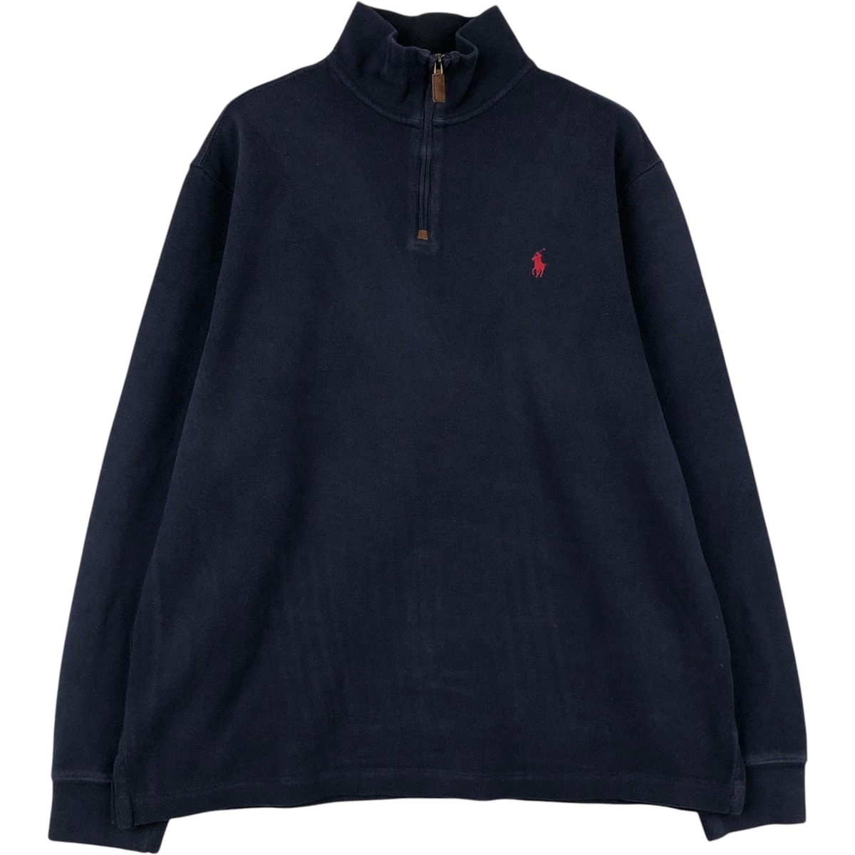 古着 ラルフローレン Ralph Lauren POLO RALPH LAUREN ハーフジップスウェットシャツ トレーナー メンズL相当/eaa647566