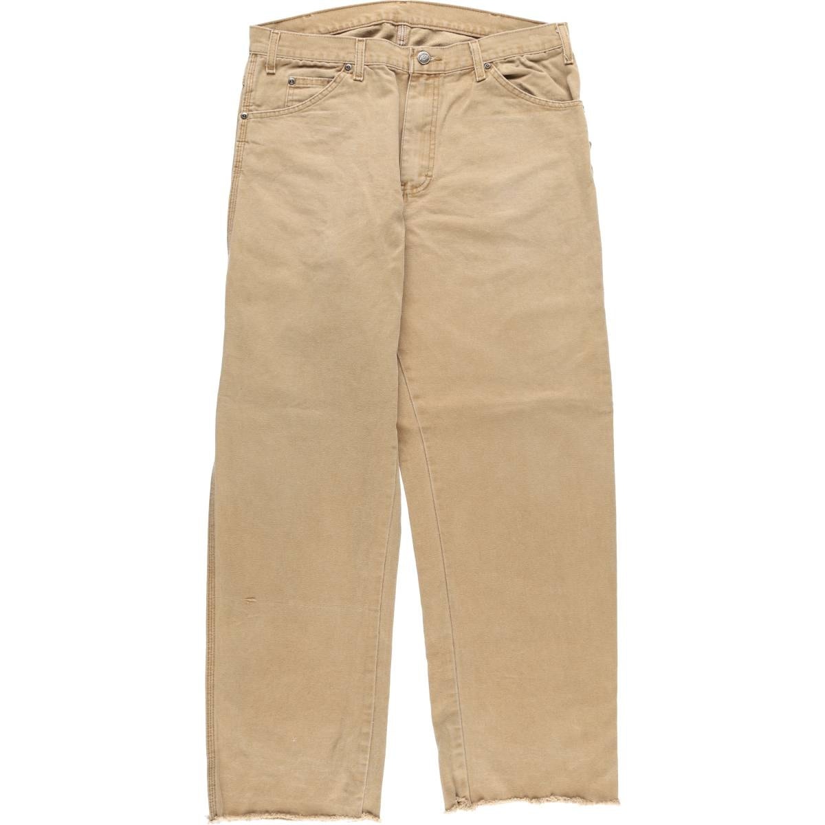 古着 ディッキーズ Dickies カットオフ ダックペインターパンツ メンズw34相当/eaa541369