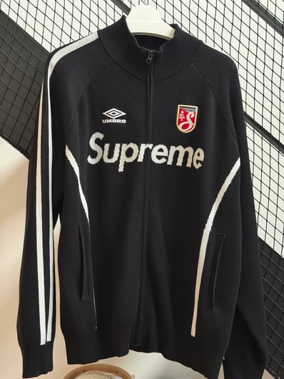 Supreme x Umbro Zip Up Sweater "Black"