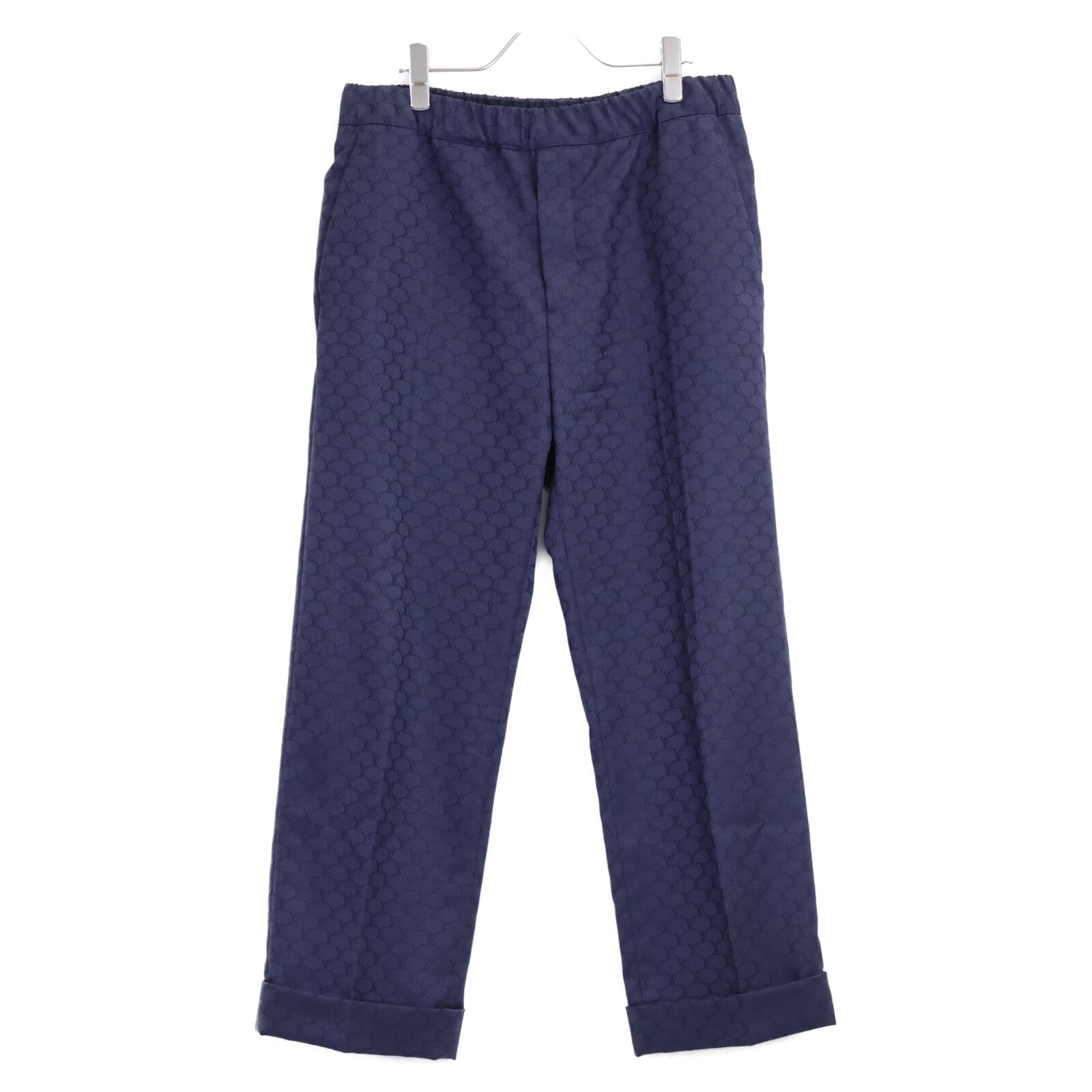 ルイヴィトン 美品 国内正規 RM252MF QFT HTFP6W モノグラム ドローストリング スラックスパンツ 48